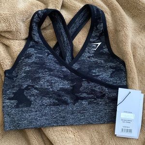 Gymshark Camo Sports Bra XS